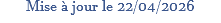 Mise à jour le 22/04/2026